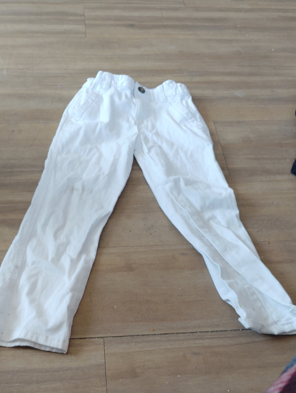 Tommy Hilfiger White Kids Casual Pants Size 7 Boys